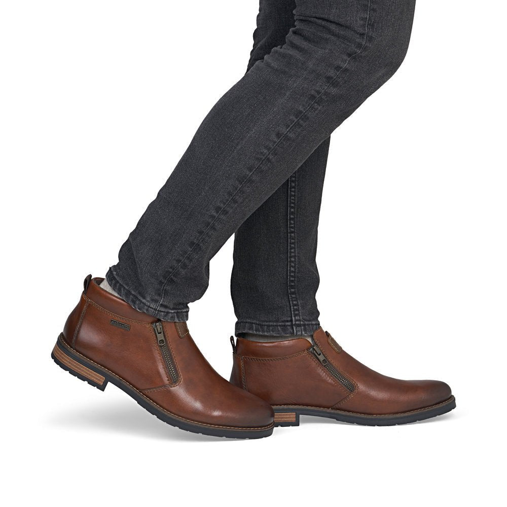 Ghete Barbati Piele Naturala Rieker RIEK 14656 - Rieker - pantofia.ro