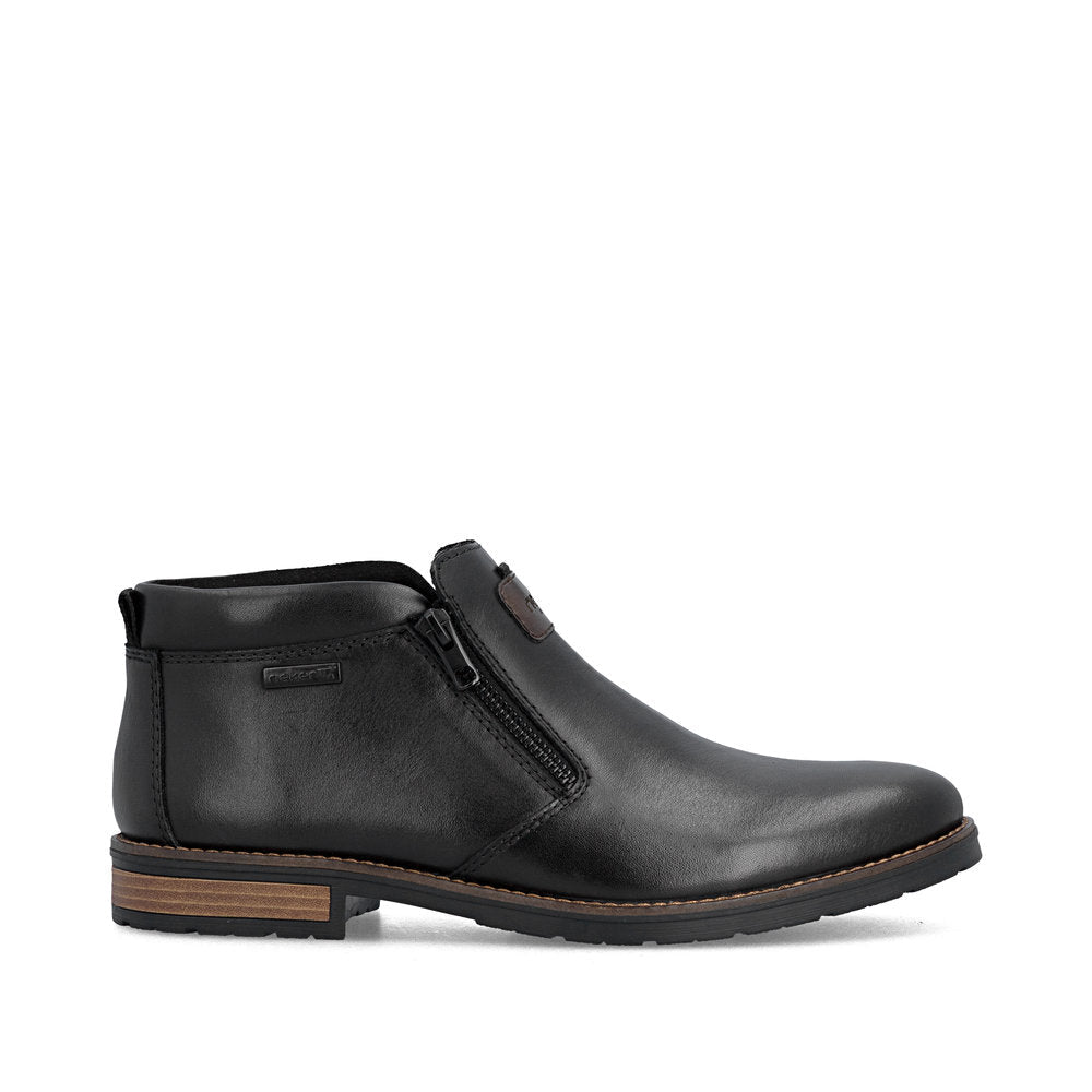 Ghete Barbati Piele Naturala Rieker RIEK 14656 - Rieker - pantofia.ro