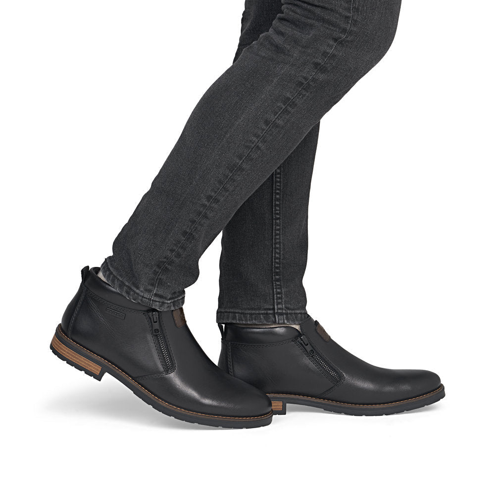 Ghete Barbati Piele Naturala Rieker RIEK 14656 - Rieker - pantofia.ro