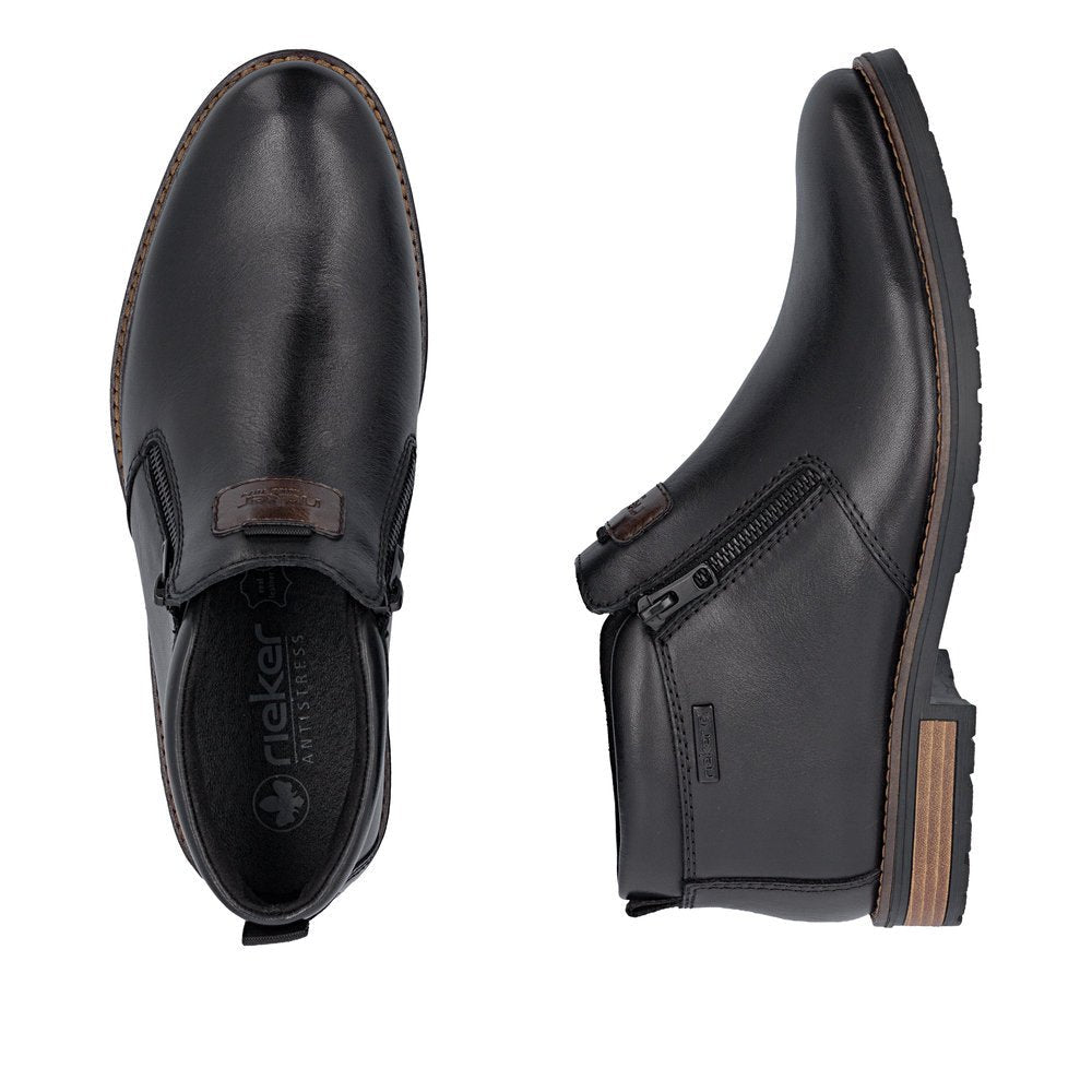 Ghete Barbati Piele Naturala Rieker RIEK 14656 - Rieker - pantofia.ro