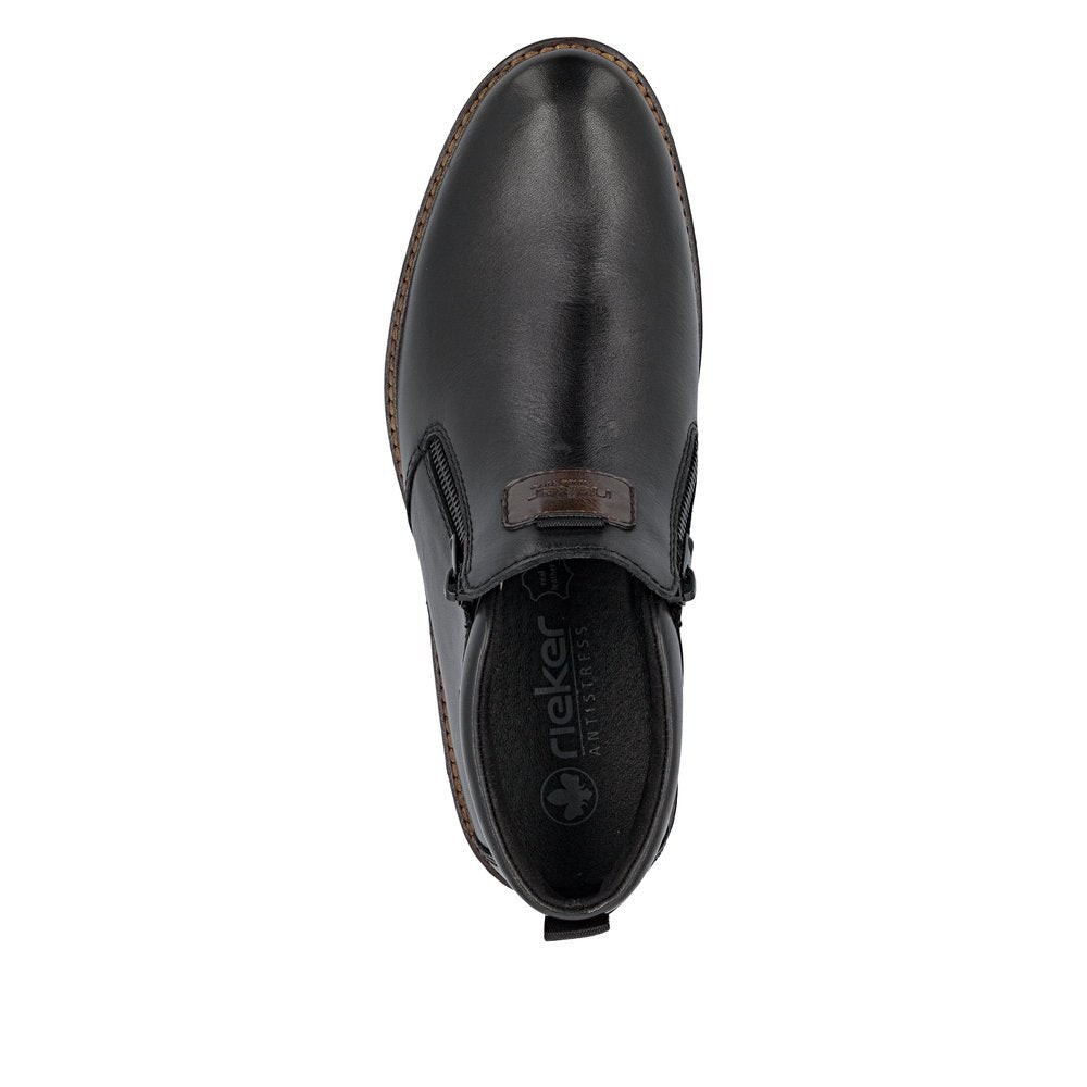 Ghete Barbati Piele Naturala Rieker RIEK 14656 - Rieker - pantofia.ro