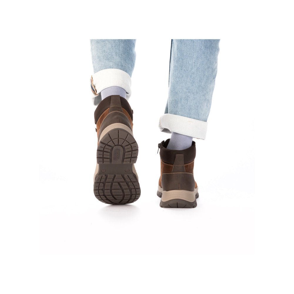 Ghete Barbati Piele Naturala Rieker RIEK 30241 - Rieker - amely.ro