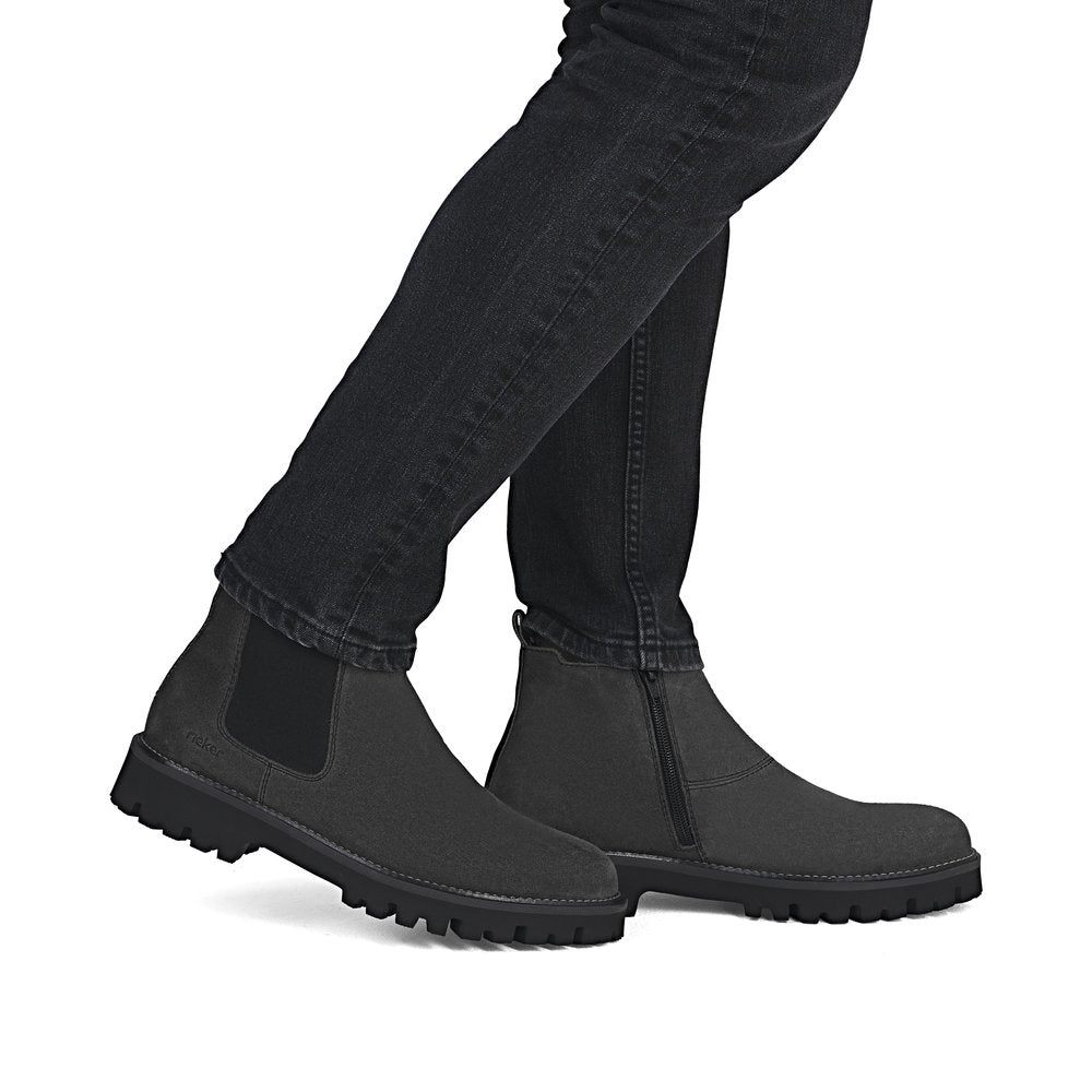 Ghete Barbati Piele Naturala Rieker RIEK 30453 - Rieker - amely.ro