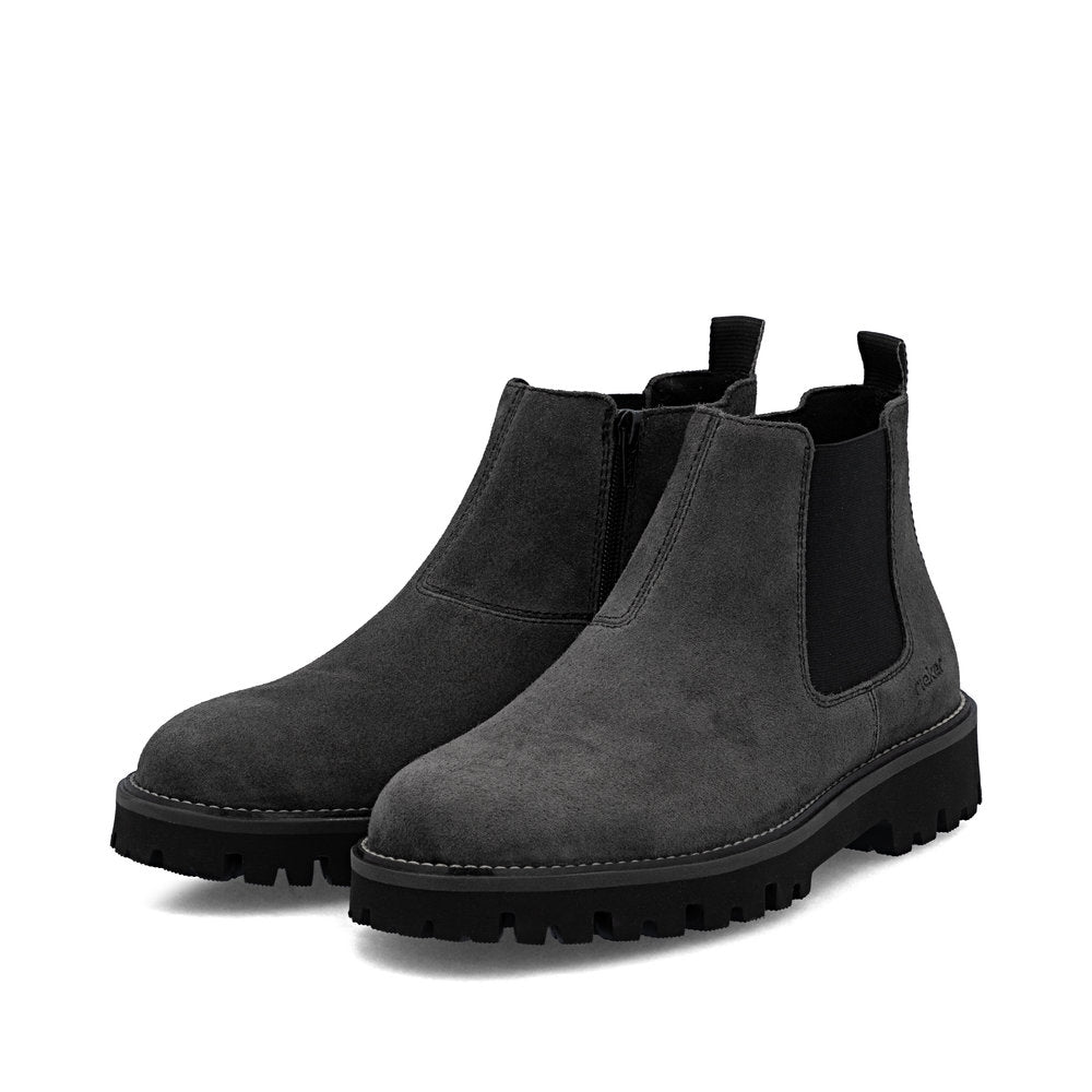 Ghete Barbati Piele Naturala Rieker RIEK 30453 - Rieker - amely.ro