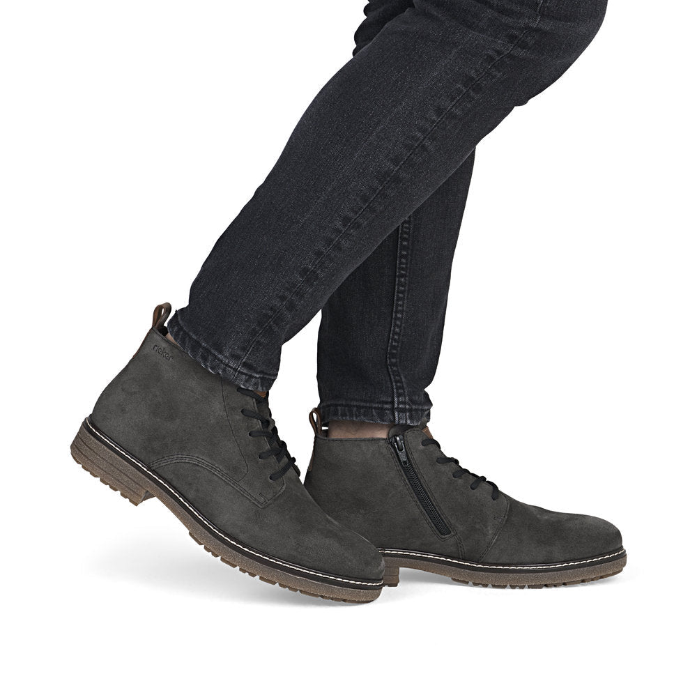 Ghete Barbati Piele Naturala Rieker RIEK 33106 - Rieker - pantofia.ro