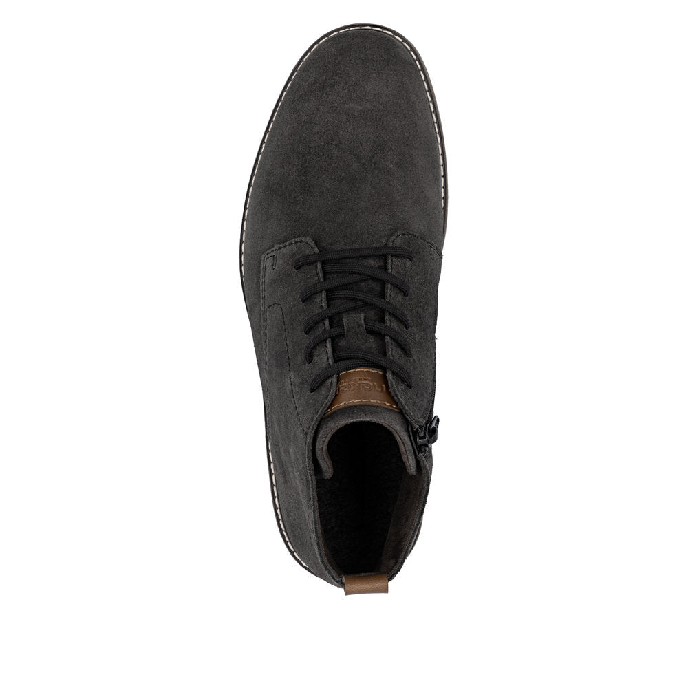 Ghete Barbati Piele Naturala Rieker RIEK 33106 - Rieker - pantofia.ro