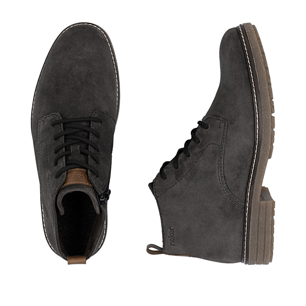 Ghete Barbati Piele Naturala Rieker RIEK 33106 - Rieker - pantofia.ro