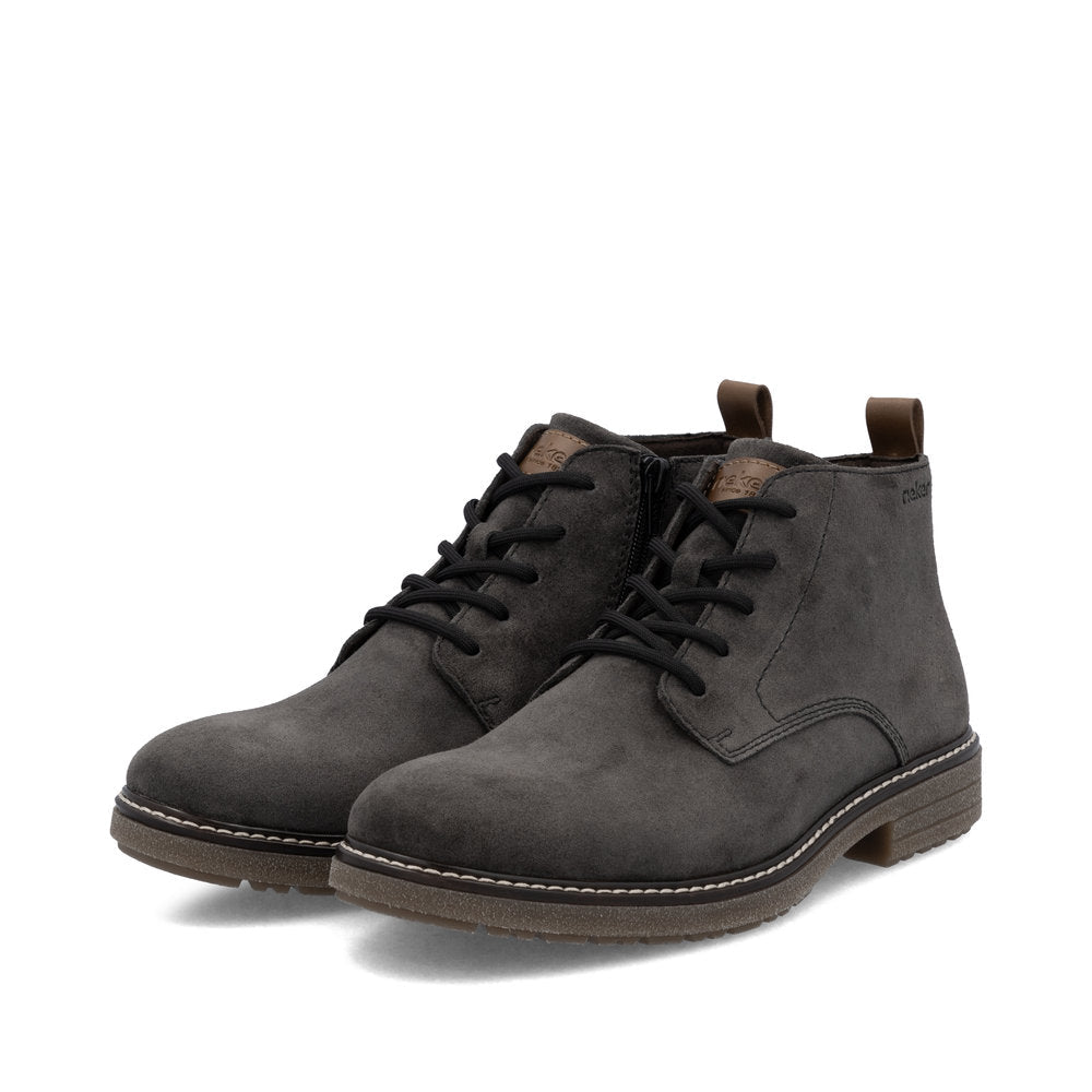 Ghete Barbati Piele Naturala Rieker RIEK 33106 - Rieker - pantofia.ro