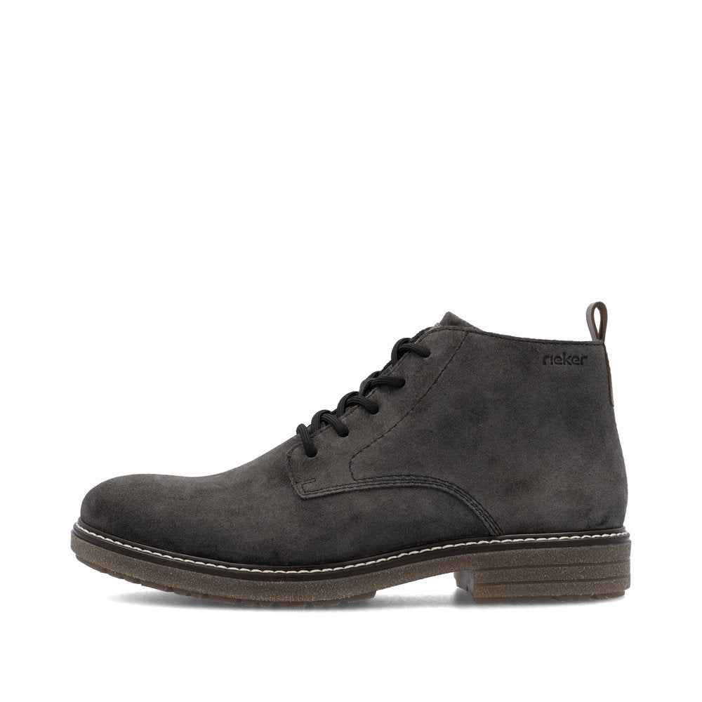 Ghete Barbati Piele Naturala Rieker RIEK 33106 - Rieker - pantofia.ro