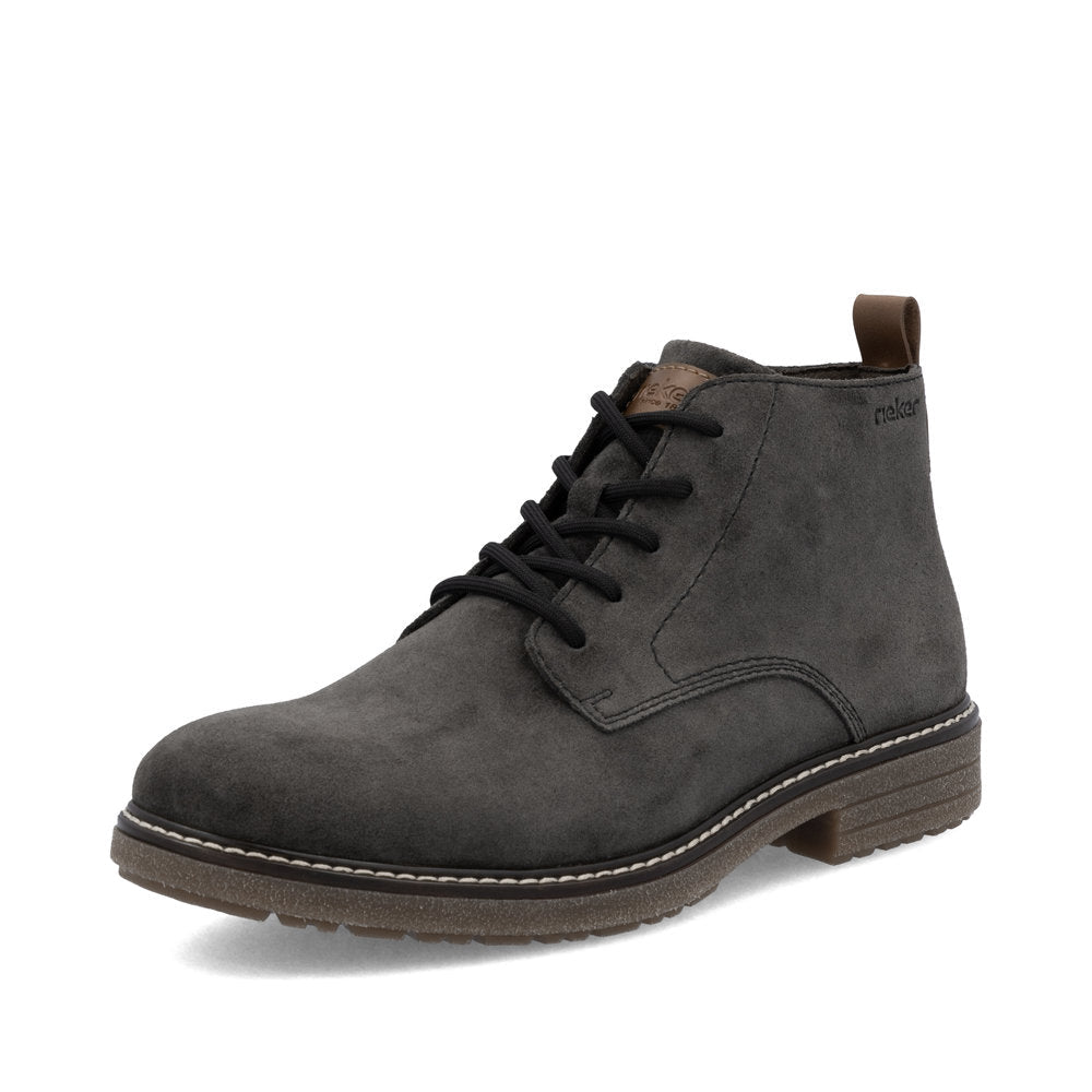 Ghete Barbati Piele Naturala Rieker RIEK 33106 - Rieker - pantofia.ro