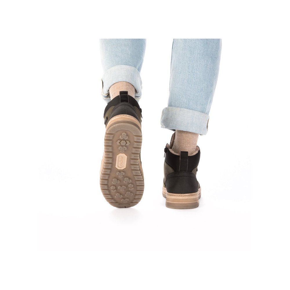 Ghete Barbati Piele Naturala Rieker RIEK 38554 - Rieker - amely.ro