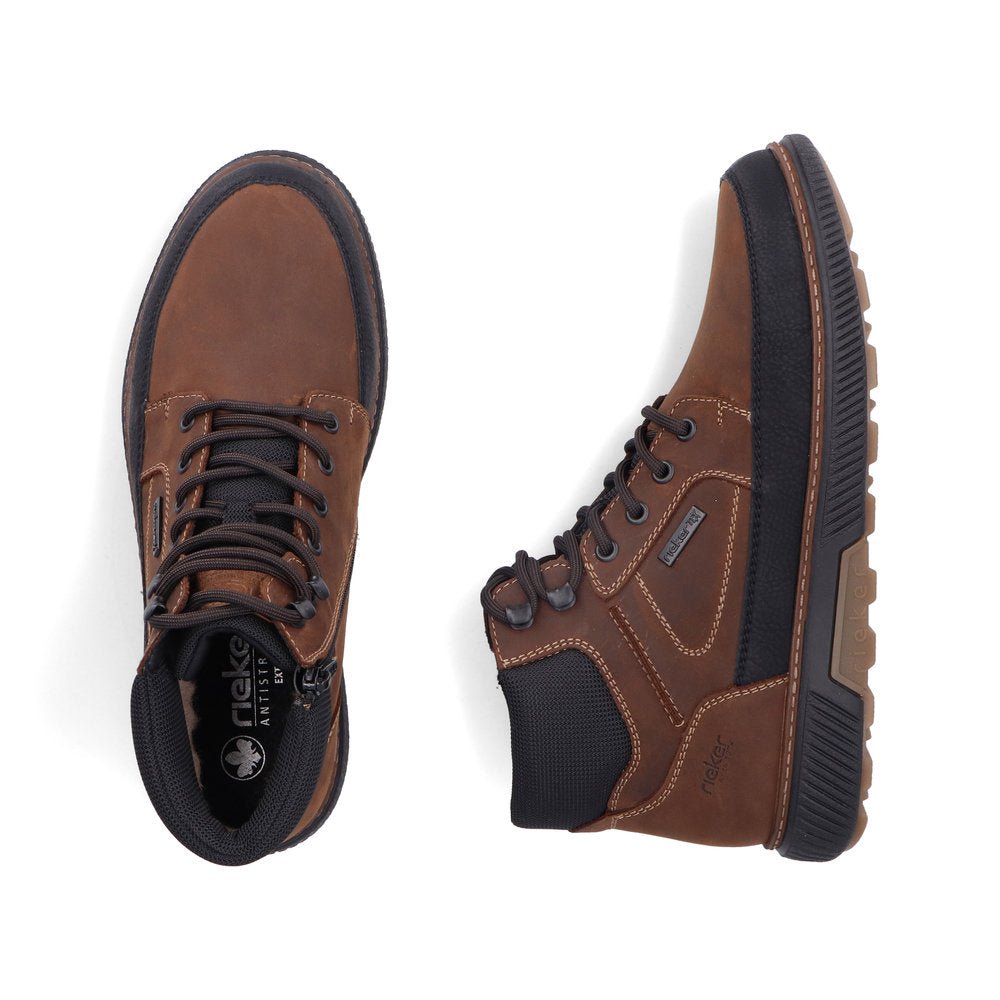 Ghete Barbati Piele Naturala Rieker RIEK B3331 - Rieker - pantofia.ro