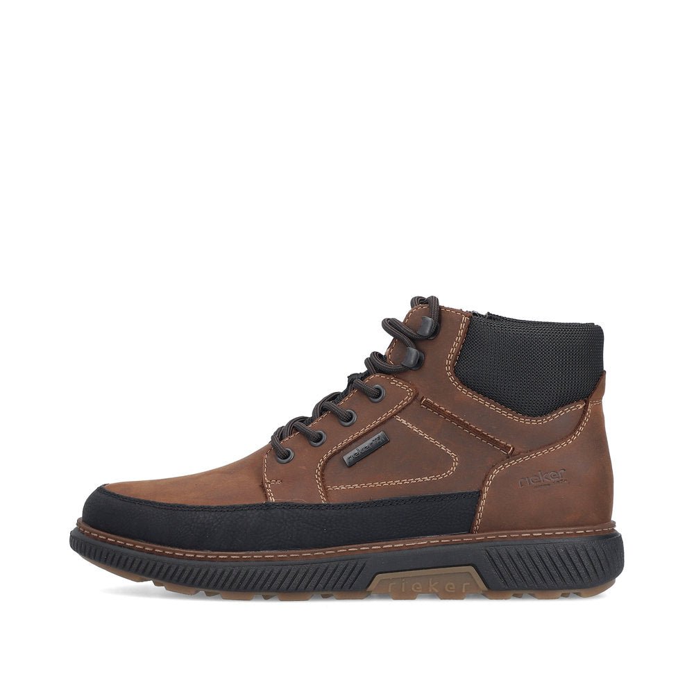 Ghete Barbati Piele Naturala Rieker RIEK B3331 - Rieker - pantofia.ro