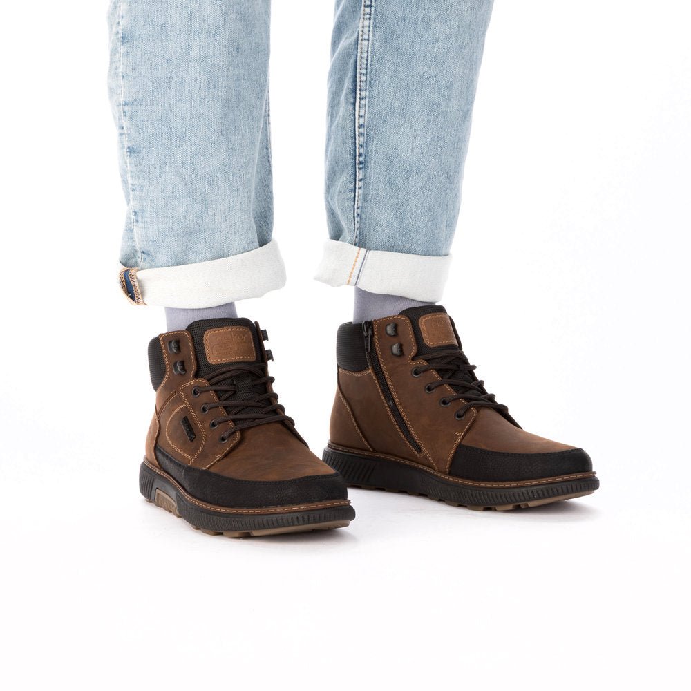 Ghete Barbati Piele Naturala Rieker RIEK B3331 - Rieker - pantofia.ro