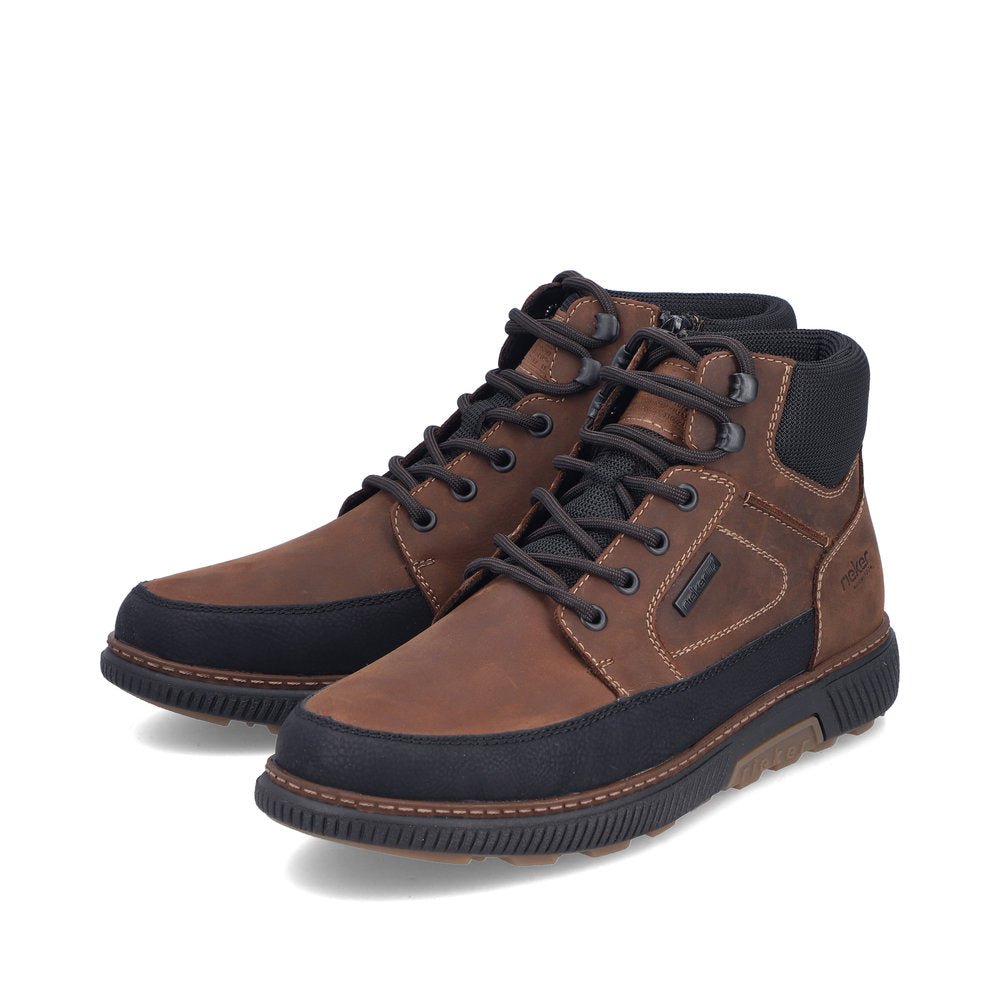 Ghete Barbati Piele Naturala Rieker RIEK B3331 - Rieker - pantofia.ro