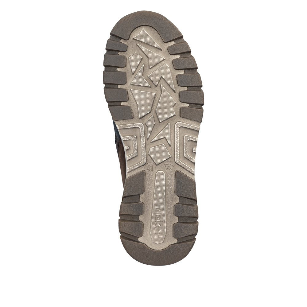 Ghete Barbati Piele Naturala Rieker RIEK B9303 - Rieker - pantofia.ro