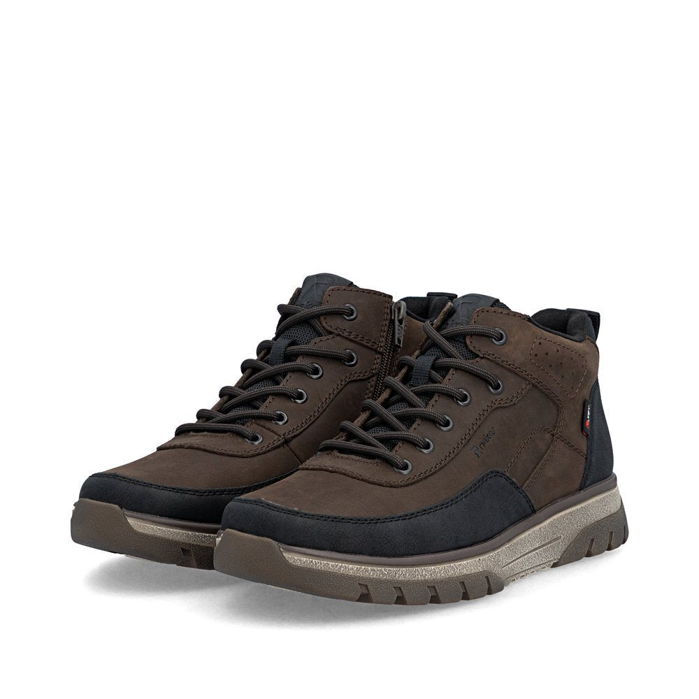 Ghete Barbati Piele Naturala Rieker RIEK B9303 - Rieker - pantofia.ro
