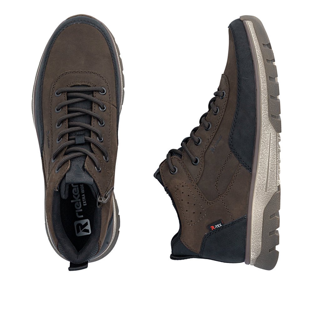 Ghete Barbati Piele Naturala Rieker RIEK B9303 - Rieker - pantofia.ro