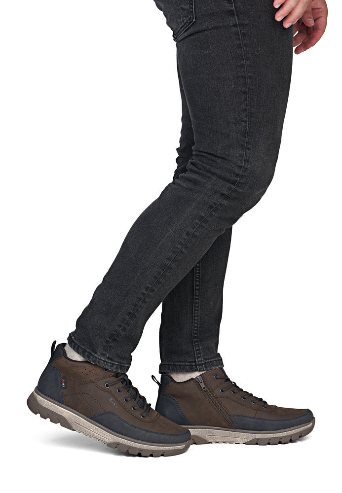Ghete Barbati Piele Naturala Rieker RIEK B9303 - Rieker - pantofia.ro