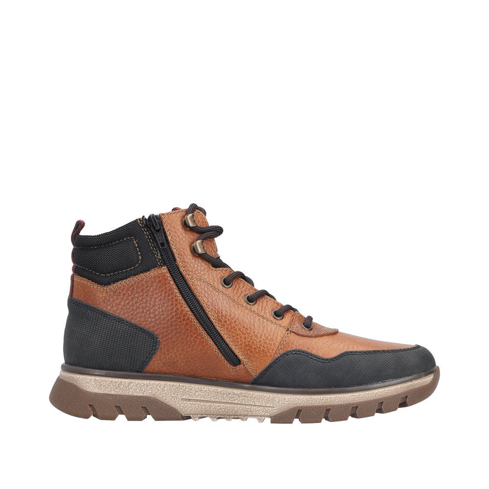 Ghete Barbati Piele Naturala Rieker RIEK B9310 - Rieker - pantofia.ro