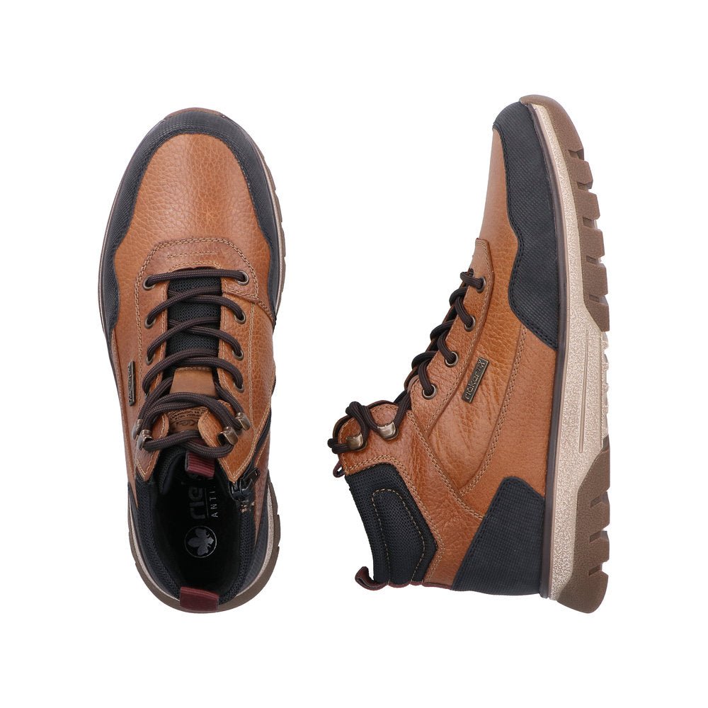 Ghete Barbati Piele Naturala Rieker RIEK B9310 - Rieker - pantofia.ro