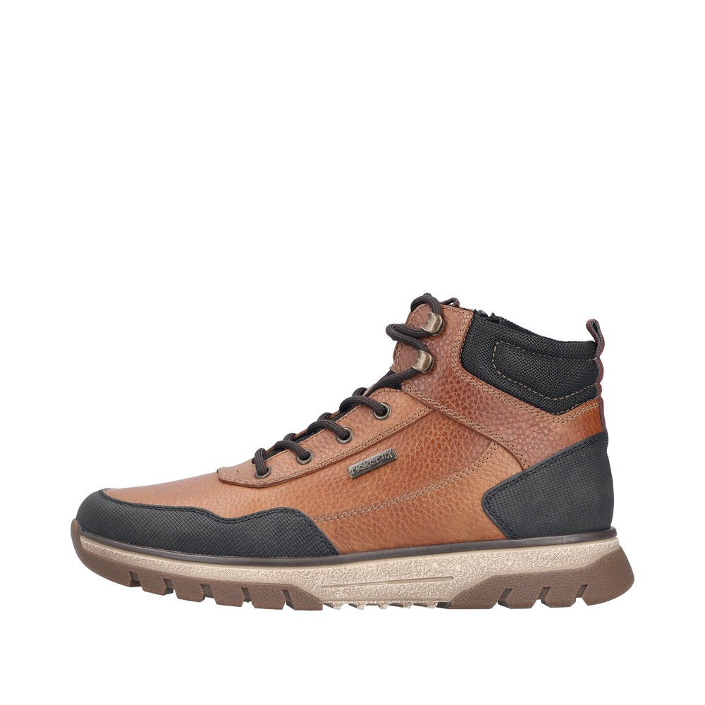 Ghete Barbati Piele Naturala Rieker RIEK B9310 - Rieker - pantofia.ro
