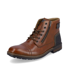 Ghete Barbati Piele Naturala Rieker RIEK F1340 - Rieker - pantofia.ro