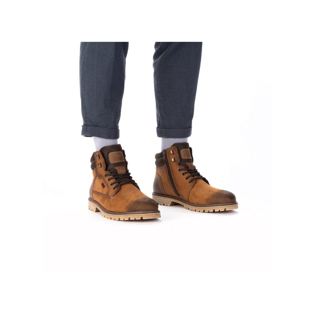 Ghete Barbati Piele Naturala Rieker RIEK F3622 - Rieker - amely.ro