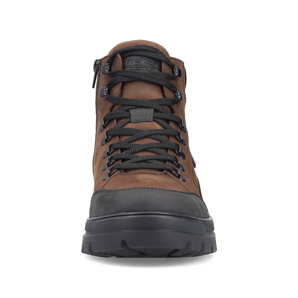 Ghete Barbati Piele Naturala Rieker RIEK F5411 - Rieker - pantofia.ro