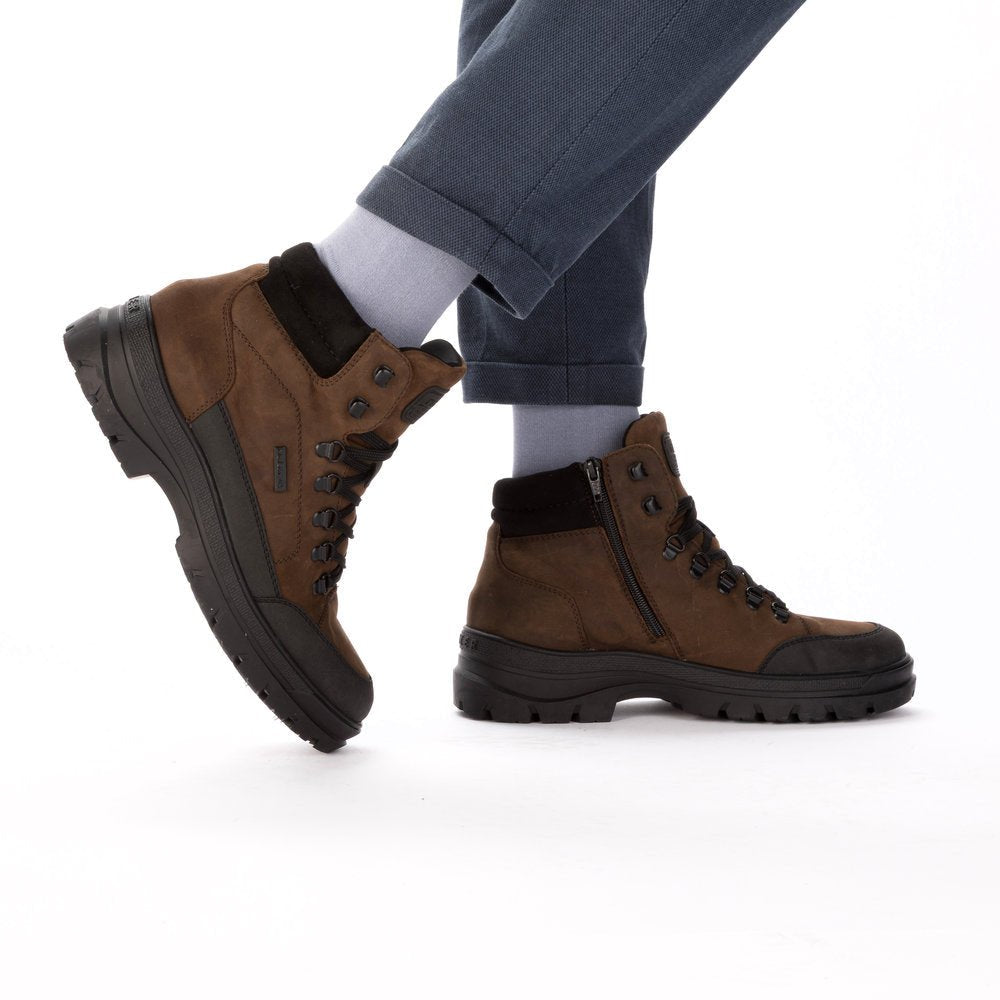 Ghete Barbati Piele Naturala Rieker RIEK F5411 - Rieker - pantofia.ro