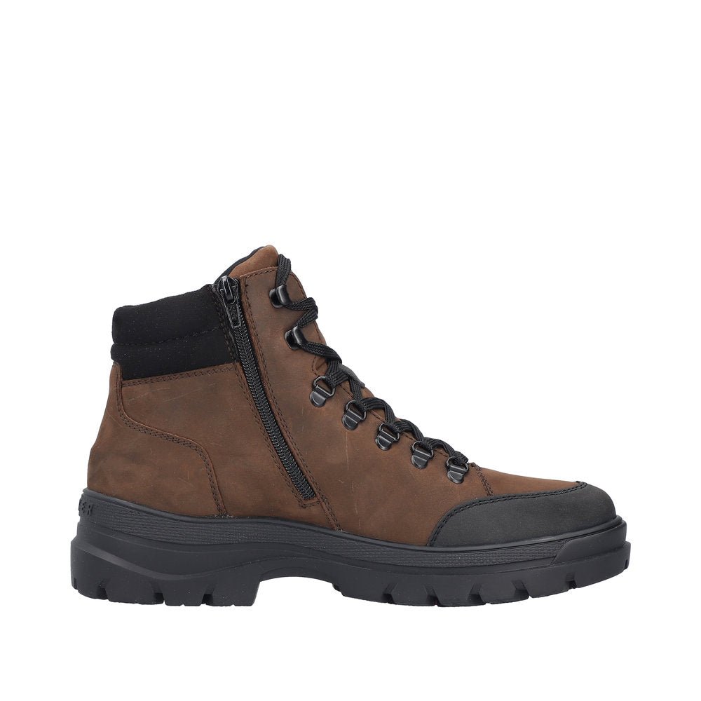 Ghete Barbati Piele Naturala Rieker RIEK F5411 - Rieker - pantofia.ro