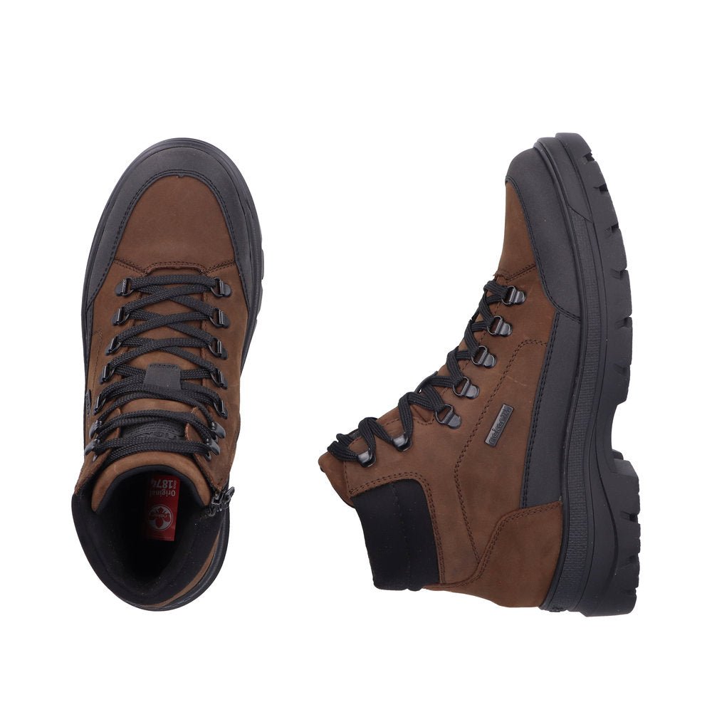 Ghete Barbati Piele Naturala Rieker RIEK F5411 - Rieker - pantofia.ro