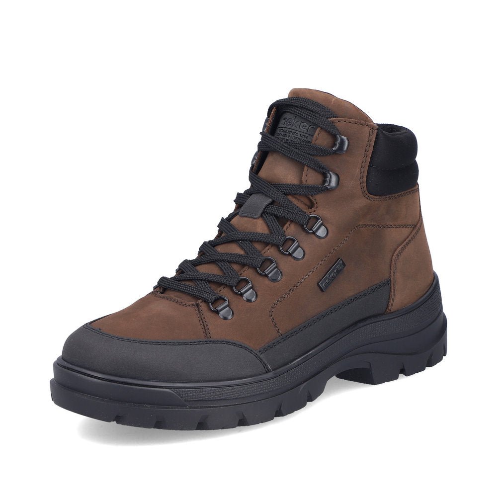 Ghete Barbati Piele Naturala Rieker RIEK F5411 - Rieker - pantofia.ro