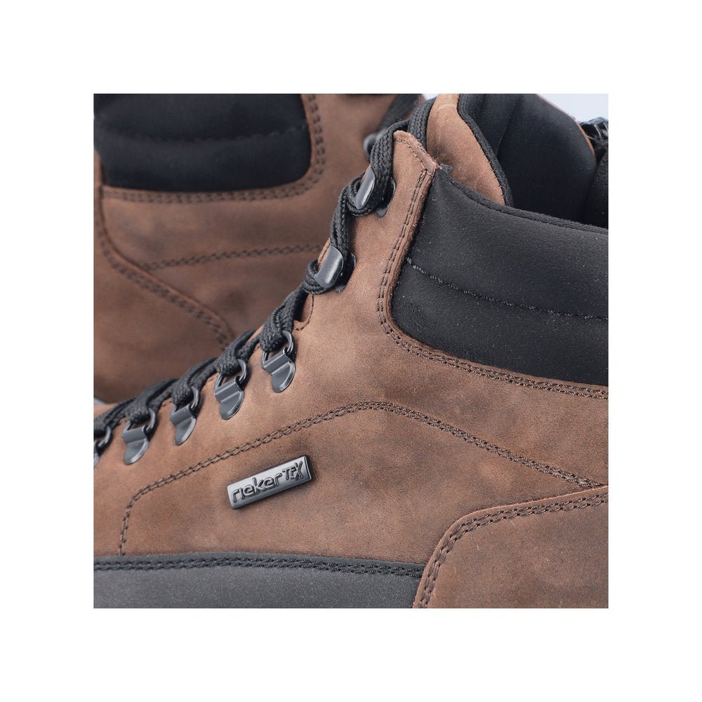 Ghete Barbati Piele Naturala Rieker RIEK F5411 - Rieker - pantofia.ro