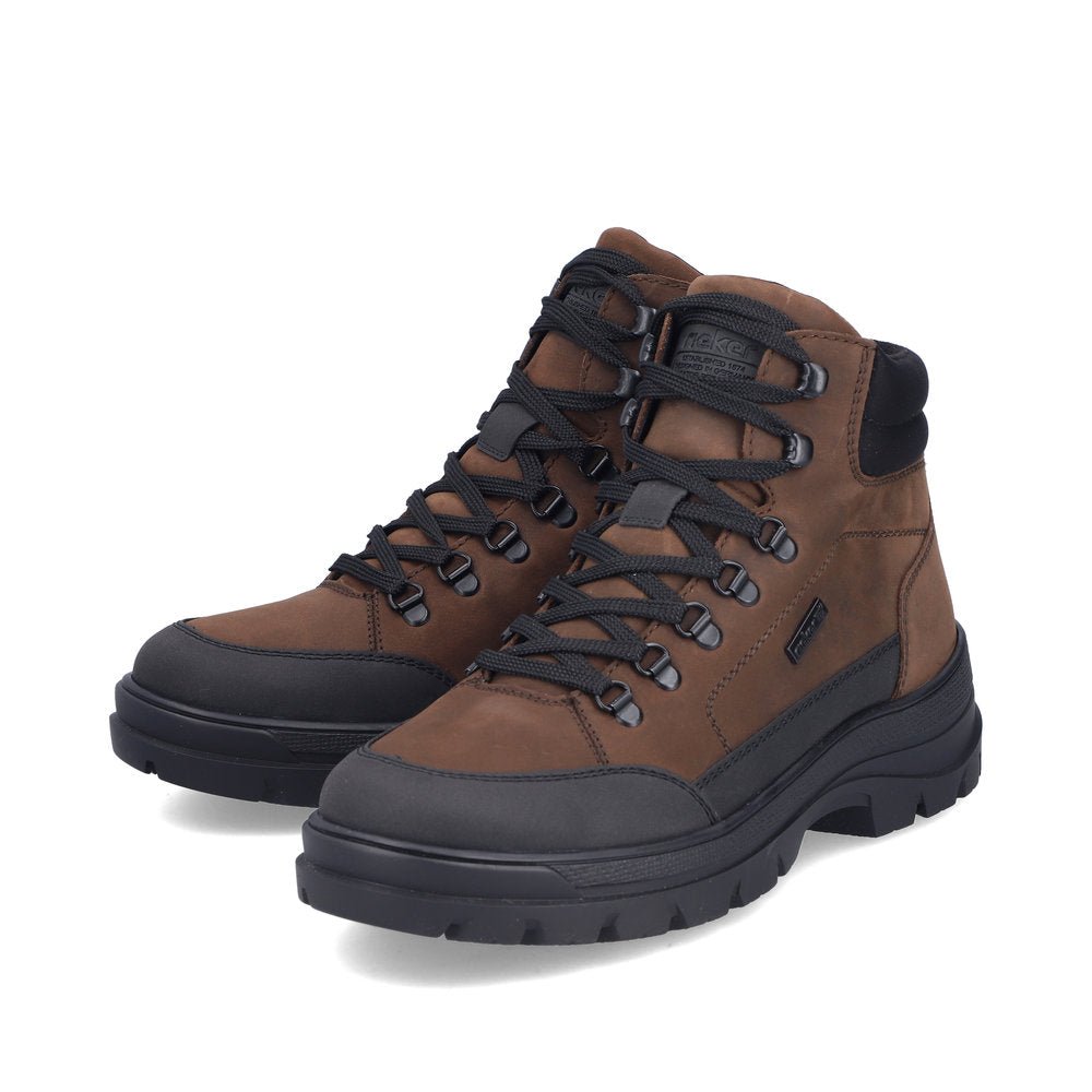 Ghete Barbati Piele Naturala Rieker RIEK F5411 - Rieker - pantofia.ro