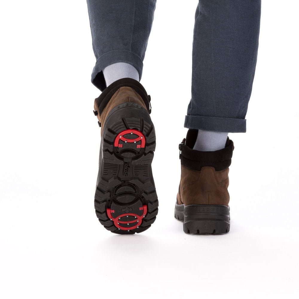Ghete Barbati Piele Naturala Rieker RIEK F5411 - Rieker - pantofia.ro