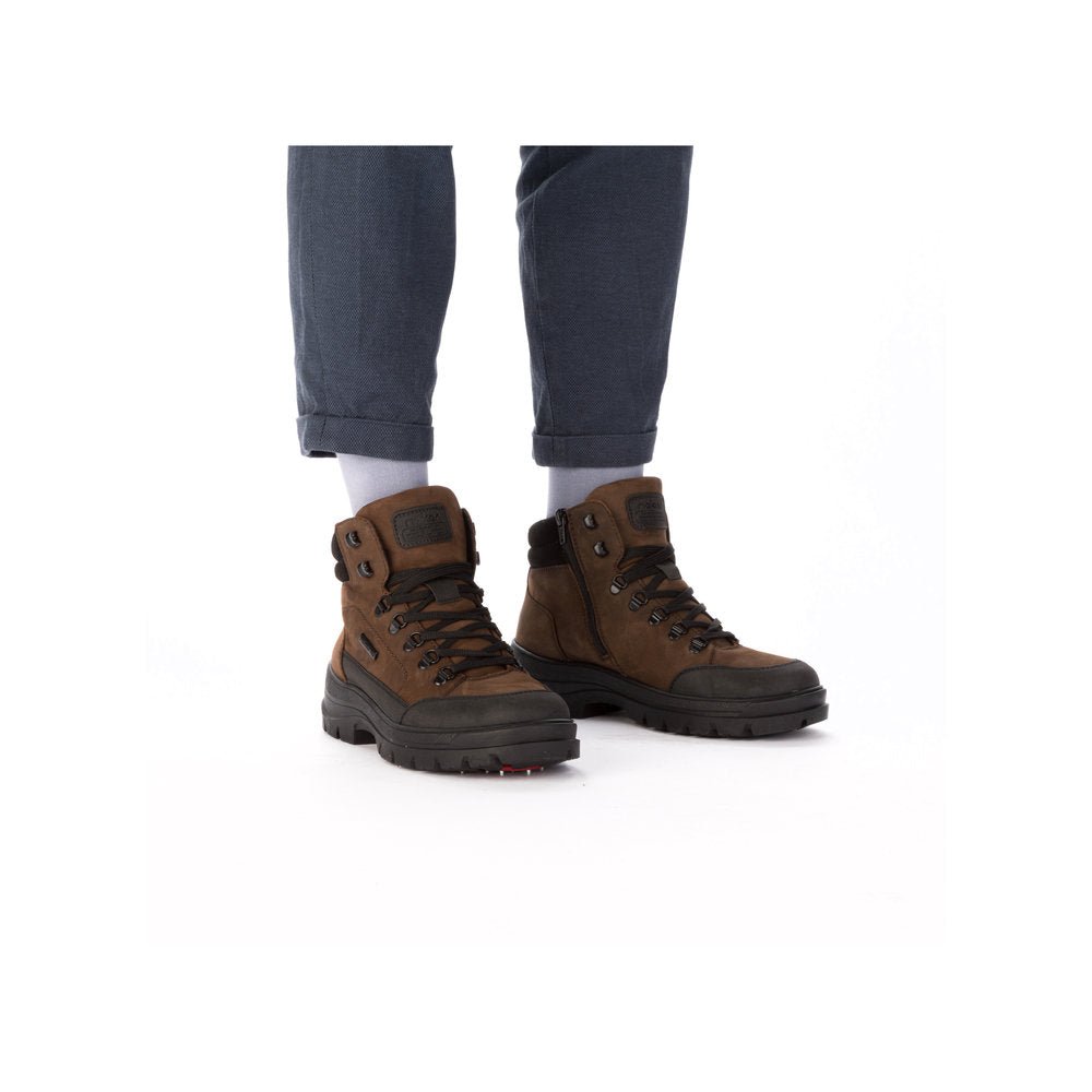 Ghete Barbati Piele Naturala Rieker RIEK F5411 - Rieker - pantofia.ro