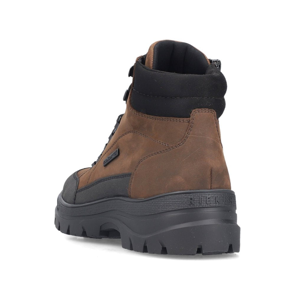 Ghete Barbati Piele Naturala Rieker RIEK F5411 - Rieker - pantofia.ro