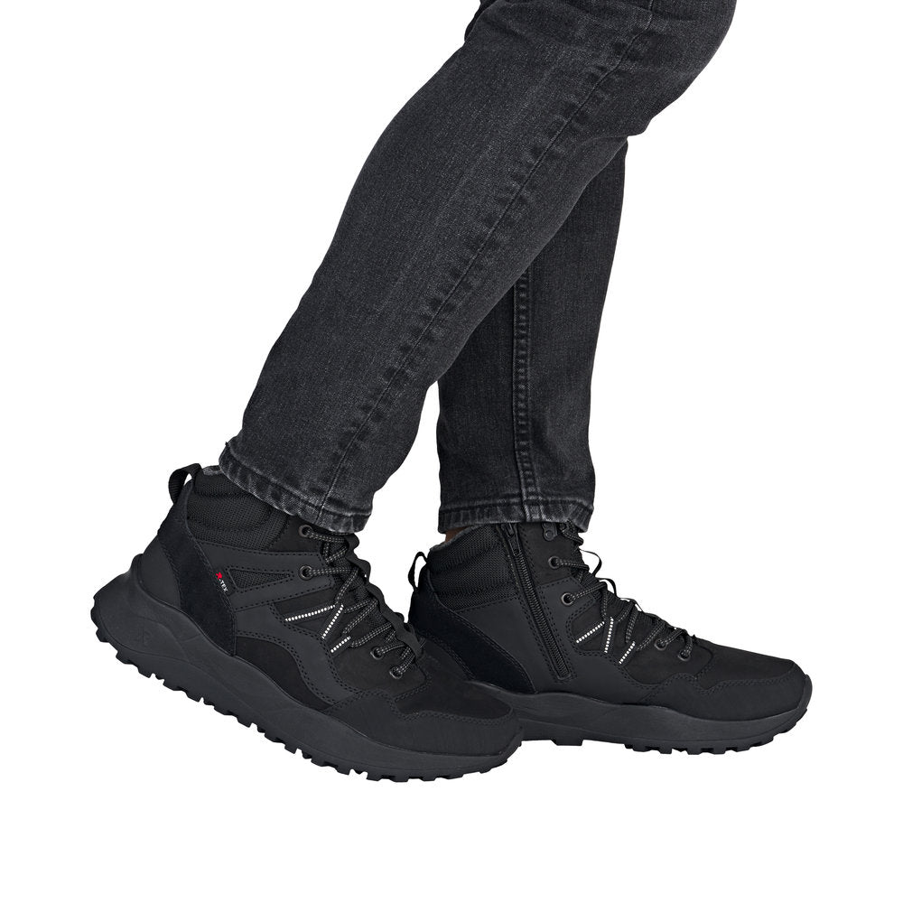 Ghete Barbati Piele Naturala Rieker RIEK U1370 - Rieker - pantofia.ro