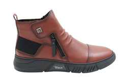 Ghete Barbati Piele Naturala Stephano FENI HJNH - Stephano - amely.ro