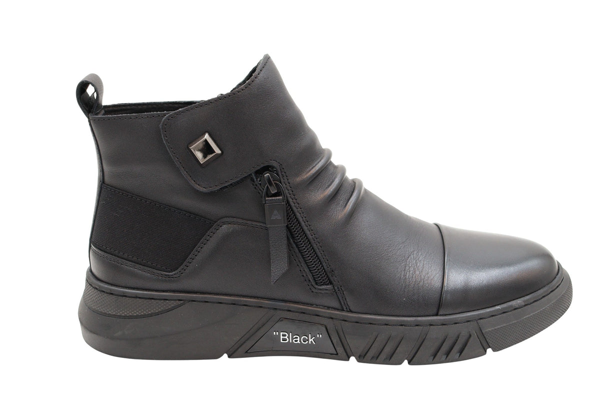 Ghete Barbati Piele Naturala Stephano FENI HJNH - Stephano - amely.ro