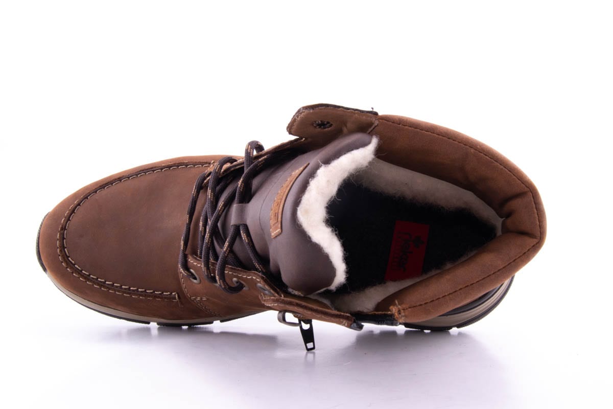 Ghete Barbati Rieker Piele Naturala Nabuk Riek 31240 /M - Rieker - amely.ro