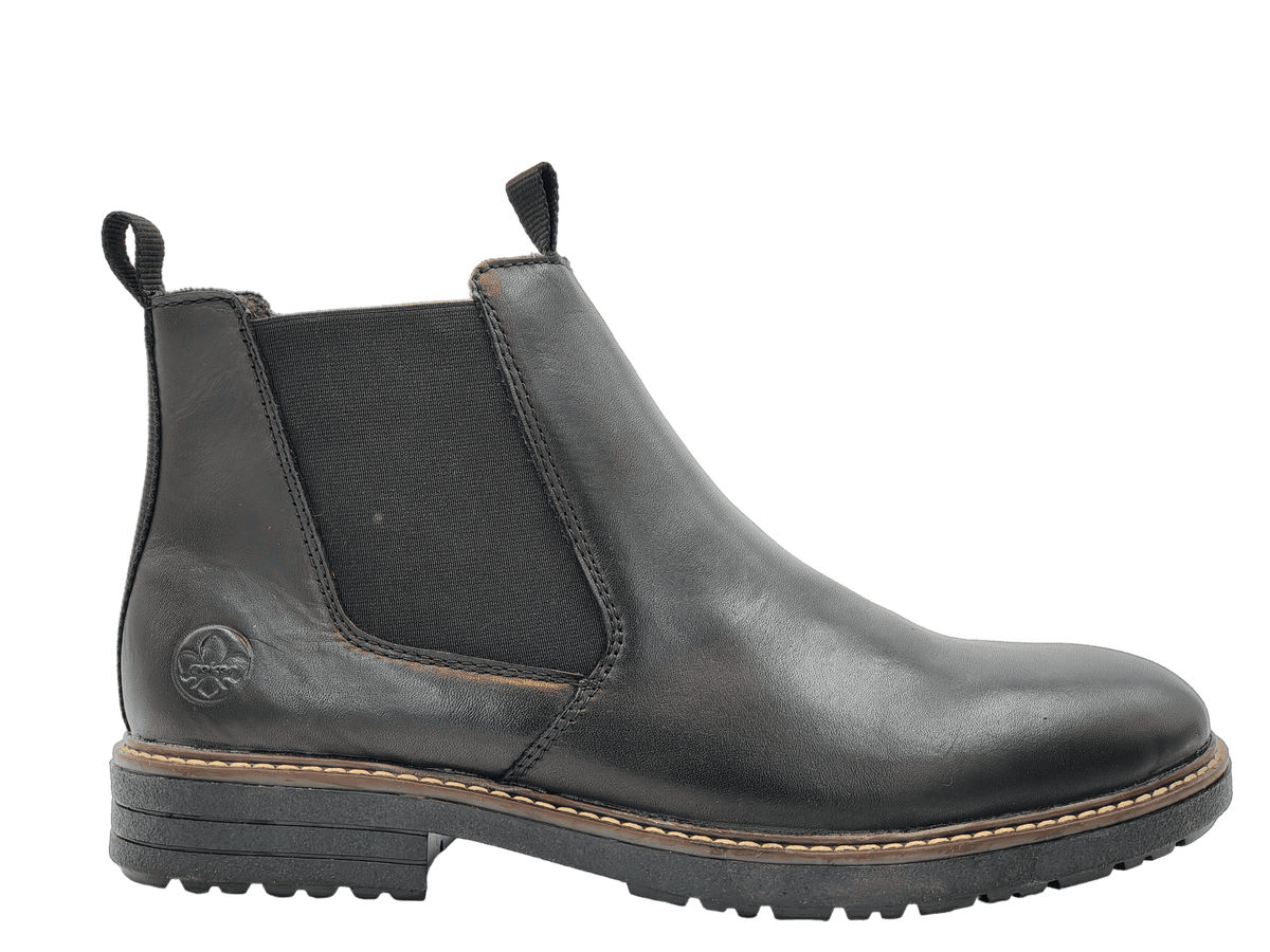Ghete Barbati Rieker Piele Naturala Riek 33180 - Rieker - amely.ro