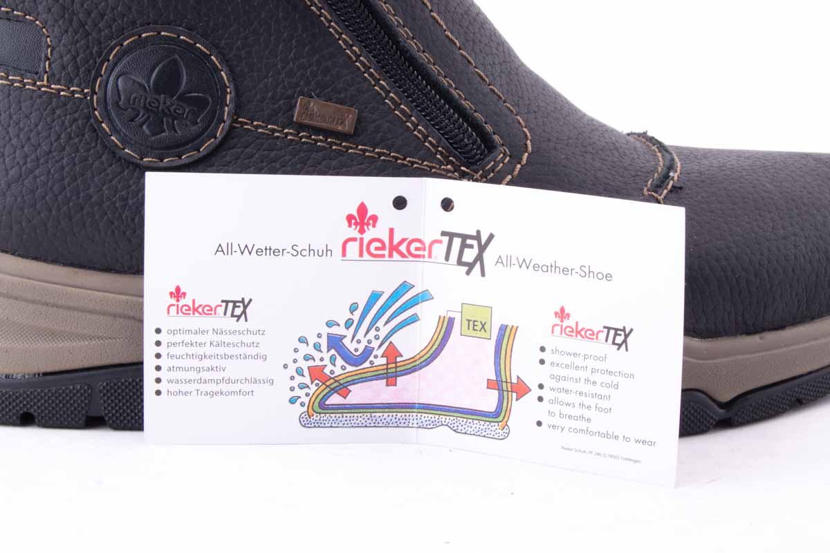 Ghete Barbati Rieker Piele Naturala Riek B4392 /N - Rieker - amely.ro