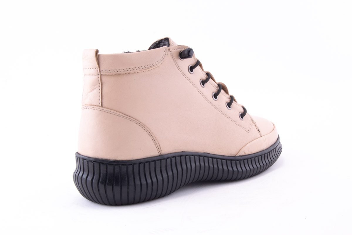 Ghete Dama Piele Naturala De Vitel Claudio Casini Cart 1073 /Bej - Claudio Casini - amely.ro