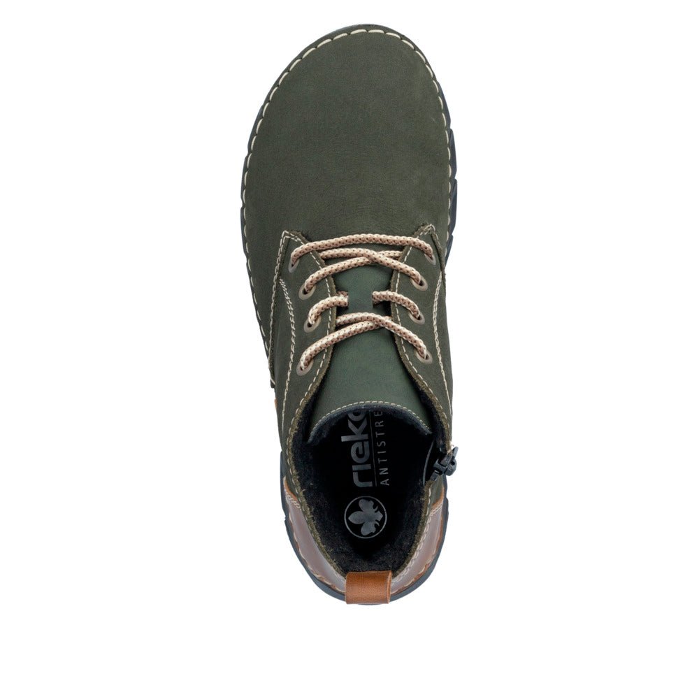 Ghete Dama Piele Naturala Rieker RIEK 55036 - Rieker - pantofia.ro
