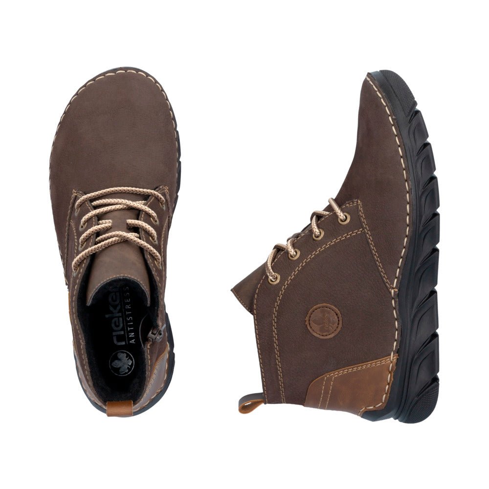 Ghete Dama Piele Naturala Rieker RIEK 55036 - Rieker - pantofia.ro