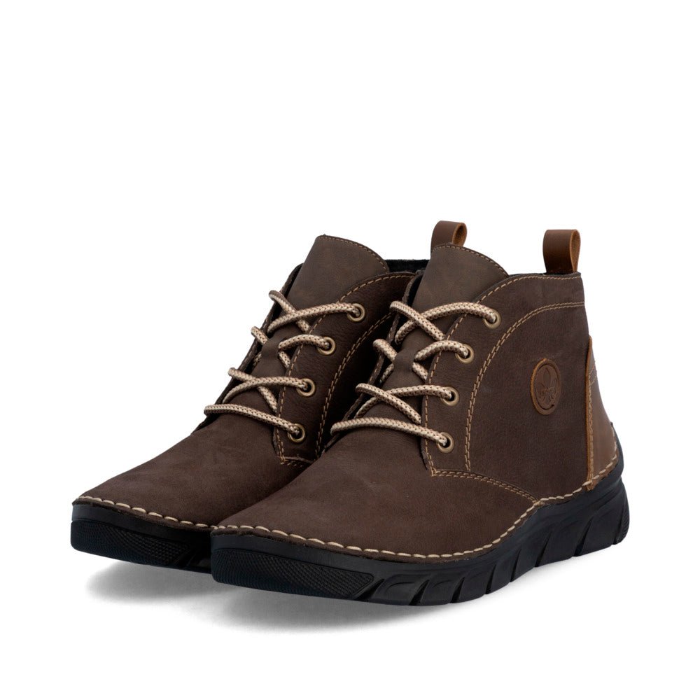 Ghete Dama Piele Naturala Rieker RIEK 55036 - Rieker - pantofia.ro