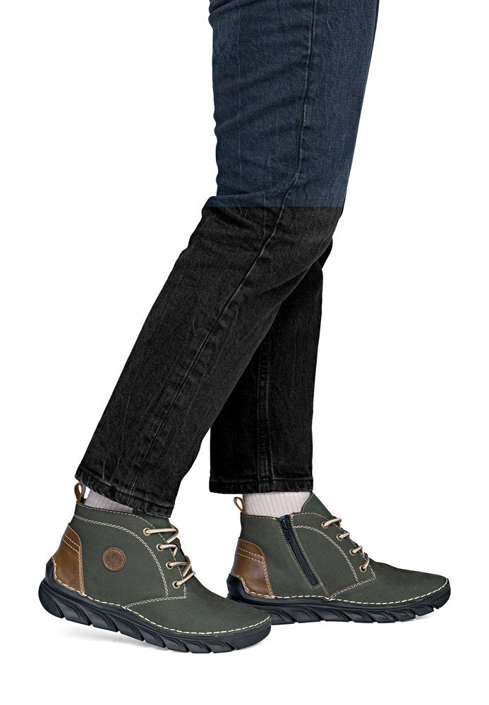 Ghete Dama Piele Naturala Rieker RIEK 55036 - Rieker - pantofia.ro