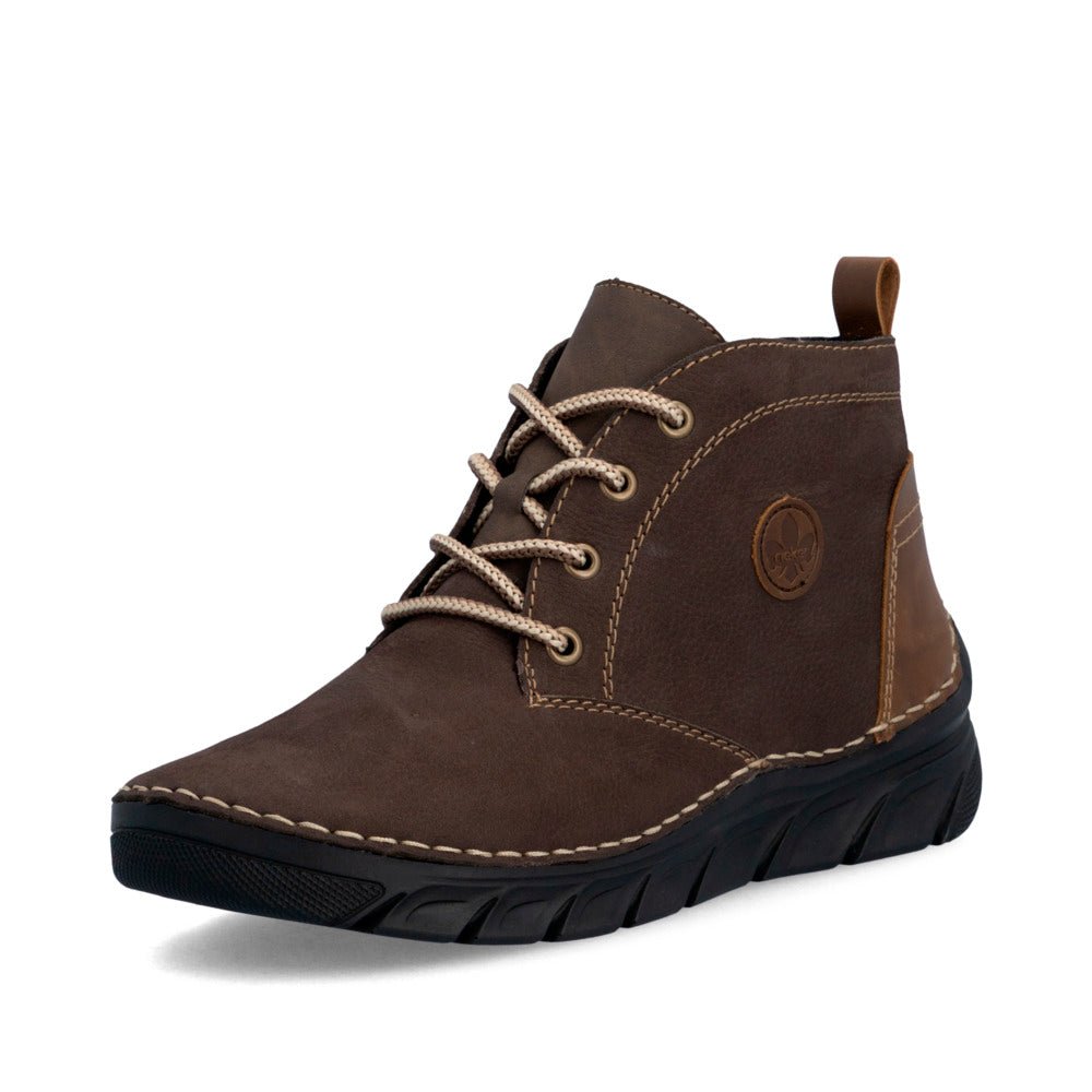 Ghete Dama Piele Naturala Rieker RIEK 55036 - Rieker - pantofia.ro